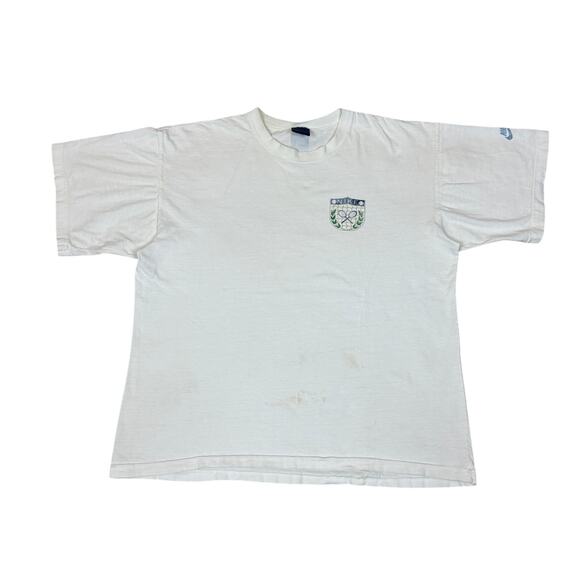 VTG 80s Nike John McEnroe Tennis Crest T Shirt Court Classic Logo Men's Large